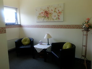About Counselling. full view therapy room